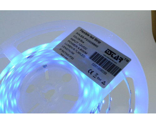 Светодиодная лента ESTAR SMD 3528/60 (IP20) premium 12V синяя