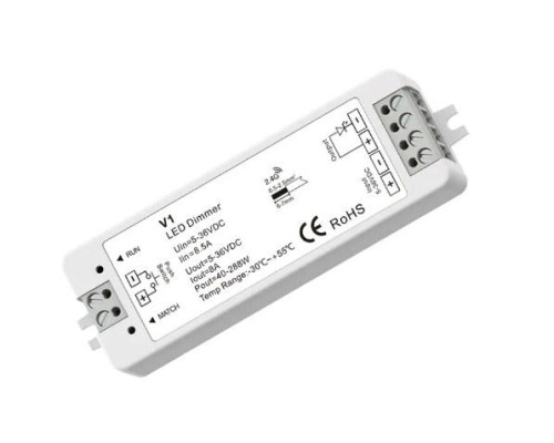 LED-контролер DEYA 5-36VDC, 8A*1CH, PUSH-DIM (V1)