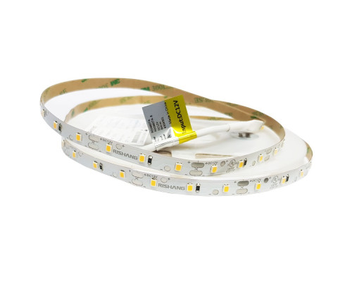 LED стрічка RISHANG 60-2835-12V-IP20 4.8W 505Lm 3000K 5м (RD0860TA-B-WW)