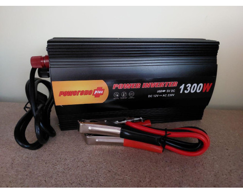 Преобразователь с зарядным устройством 12v-220v 1300W (бесперебойник) UPS