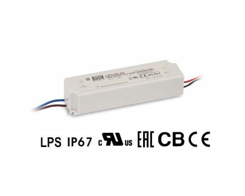 Блок живлення Mean Well 60W DC12V IP67 (LPV-60-12)