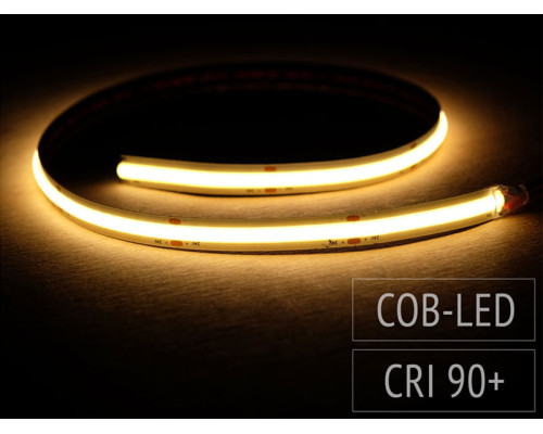 Светодиодная лента COB LED ESTAR (IP20) 24V тёпло-белая (3500К) premium