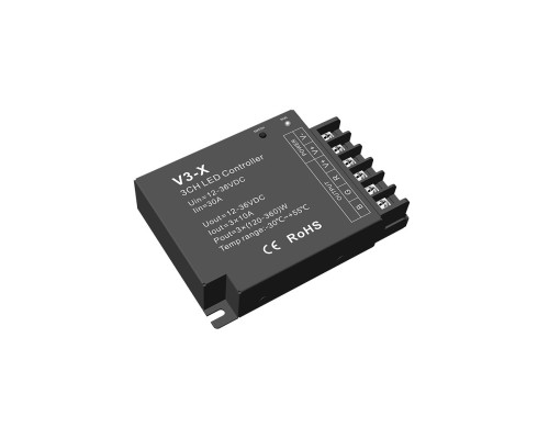 LED-контролер RGB DEYA 12-36VDC, 10A*3CH (V3-X)
