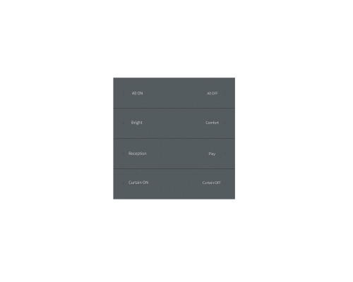 Сенсорна панель DEYA ZigBee на 1 зону (PK8(WZS)-Dark-grey)