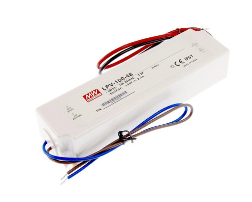 Блок живлення Mean Well 100.8W DC48V IP67 (LPV-100-48)