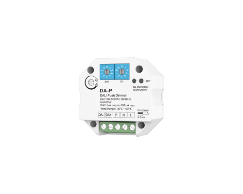 Димер DEYA 100-240VAC, 16VDC, 100mA, DALI Push (DA-P)