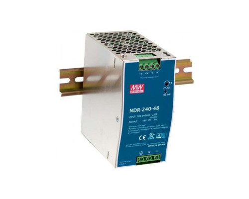 Блок живлення Mean Well на DIN-рейку 240W DC48V (NDR-240-48)