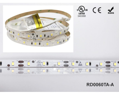 LED стрічка RISHANG 60-2835-12V-IP33 12W 1000Lm 4000K 5м (RD0060TA-A-NW)