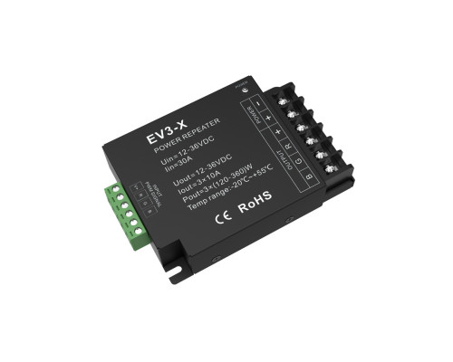 LED-повторювач DEYA 12-24VDC, 10A*3CH (EV3-X)