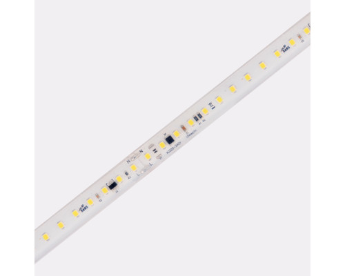 LED стрічка COLORS 104-2835-220V-IP65 10.6W 990Lm 2850K 50м (H8104-230V-12mm-WW)