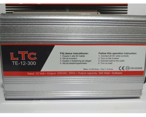 Преобразователь (инвертор) 12-220В 300W (Швеция, Тайвань)