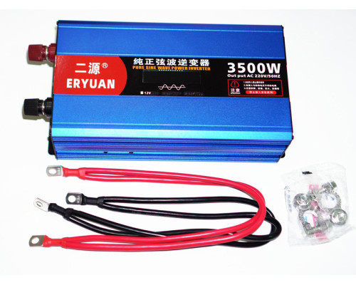 Преобразователь напряжения 12v-220v 3500W (чистый синус)