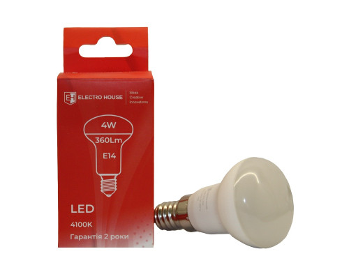 LED лампа R39 4Вт E14 4100К 360 Лм 180-260 В