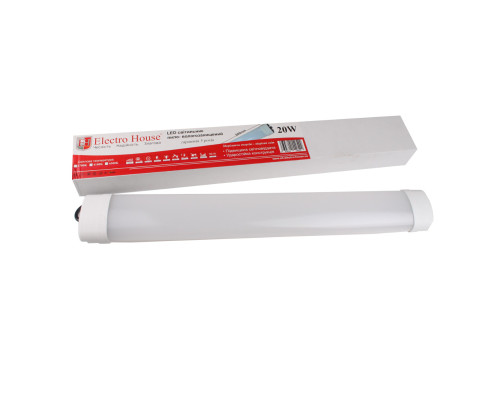 LED світильник ПВЗ IP65 20Вт 60 см  холодний білий 6500К, 1600 Лм