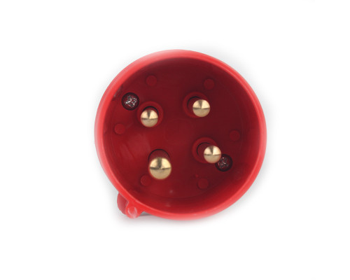 Вилка силова 4x16 3P+PE, 16А, 380-415 В, IP44
