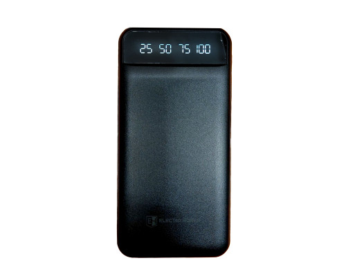 Power Bank 10000 mAh з ліхтариком type-c чорний