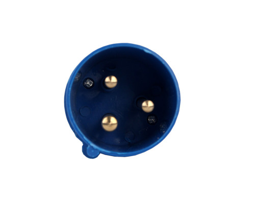 Вилка силова 3x16 2P+PE, 16А, 220-250 В, IP44