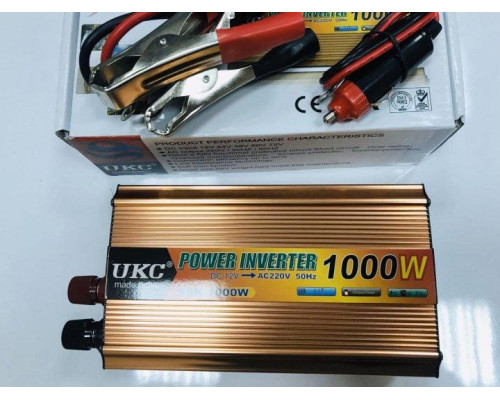 Преобразователь напряжения 12v-220v 1000W UKC