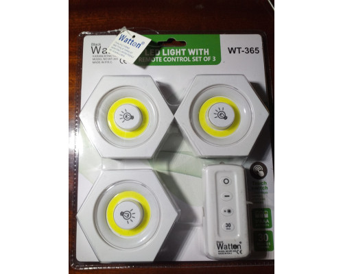 Комплект светильников с пультом, таймером, LED light set-3