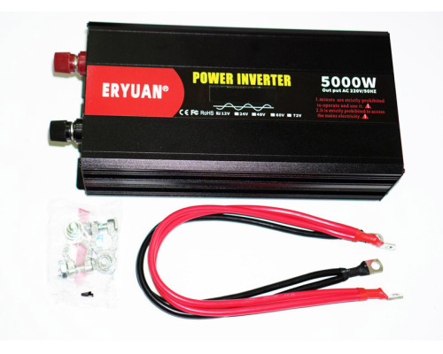 Инвертор напряжения 12v-220v 5000W (чистый синус)