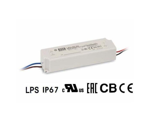 Блок живлення Mean Well 60W DC24V IP67 (LPV-60-24)