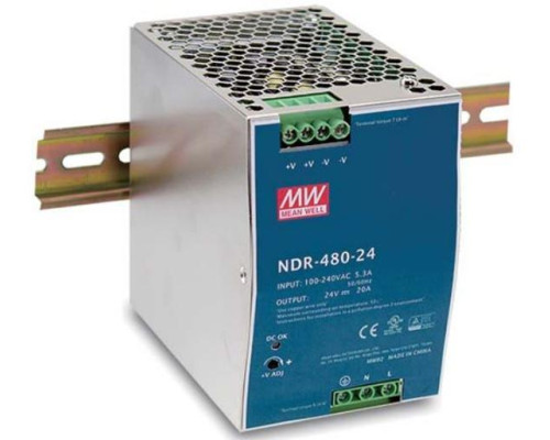 Блок живлення Mean Well на DIN-рейку 480W DC24V (NDR-480-24)
