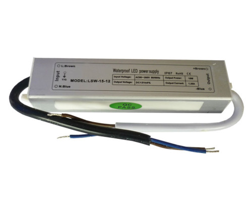 Блок питания 15W 12V герметичный
