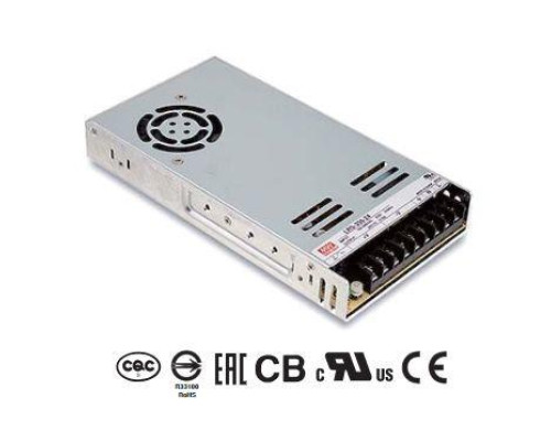 Блок живлення Mean Well 350.4W DC24V IP20 (LRS-350-24)