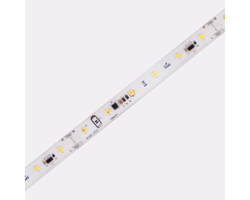 LED стрічка COLORS 52-2835-230V-IP65 5.3W 396Lm 2850K 50м (H852-230V-12mm-WW)