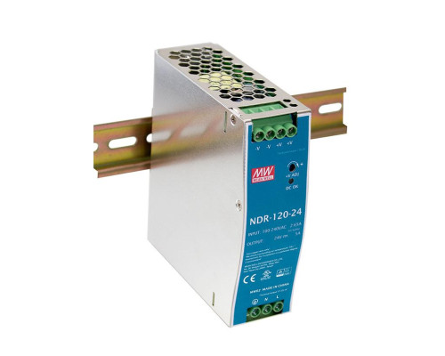 Блок живлення Mean Well на DIN-рейку 120W DC24V (NDR-120-24)